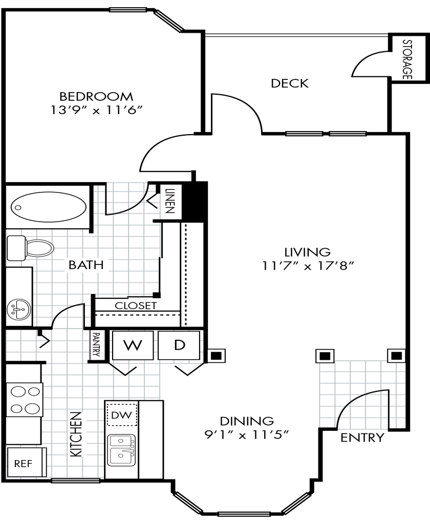 Austin A3 floor plan
